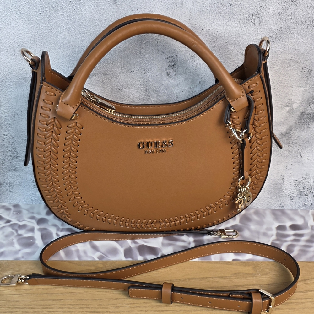 Guess Tan Leather Women's Bag